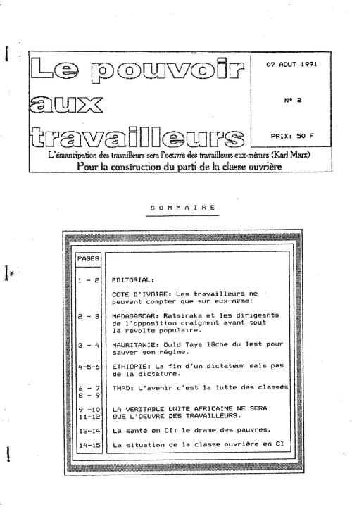 PAT (Côte d'Ivoire) n° 2