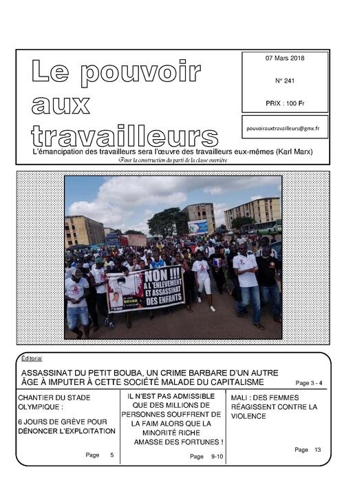 PAT (Côte d'Ivoire) n° 241