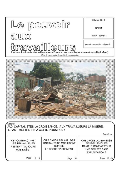 PAT (Côte d'Ivoire) n° 244