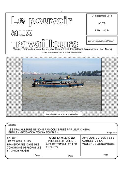 PAT (Côte d'Ivoire) n° 258