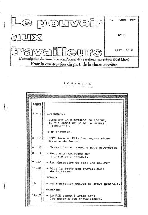 PAT (Côte d'Ivoire) n° 5