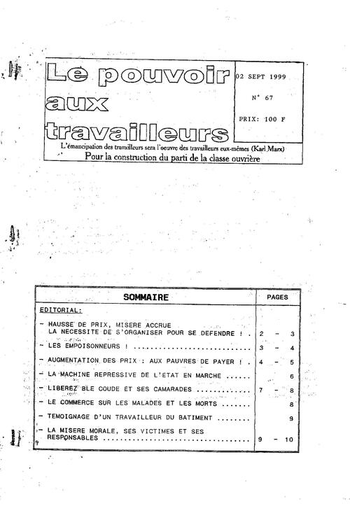 PAT (Côte d'Ivoire) n° 67